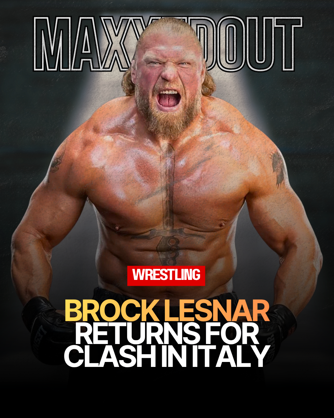 Brock Lesnar Returns to Raw, Challenges Oba Femi for Clash in Italy